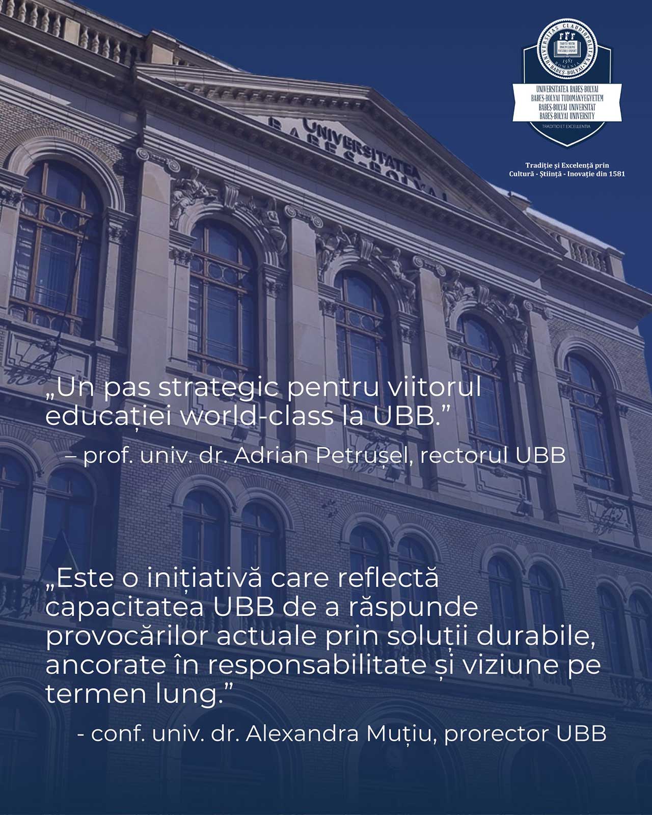 Primul fond din mediul universitar românesc menit să sprijine excelența academică