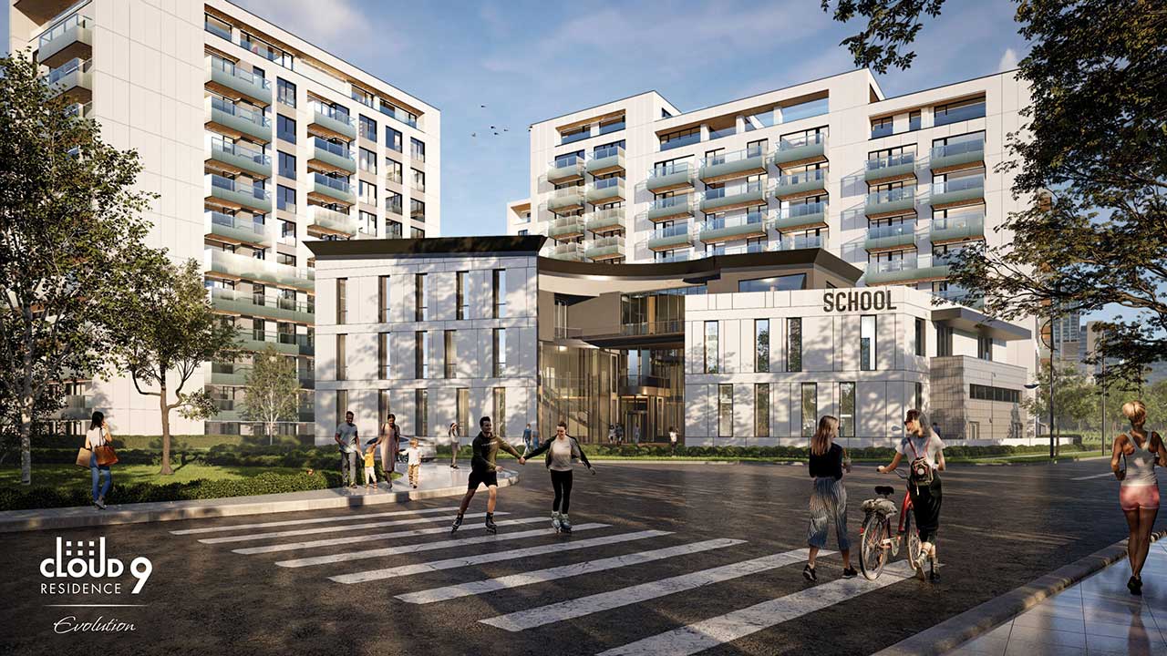 Școală modernă într-un proiect rezidențial, deschisă către comunitatea din nordul capitalei