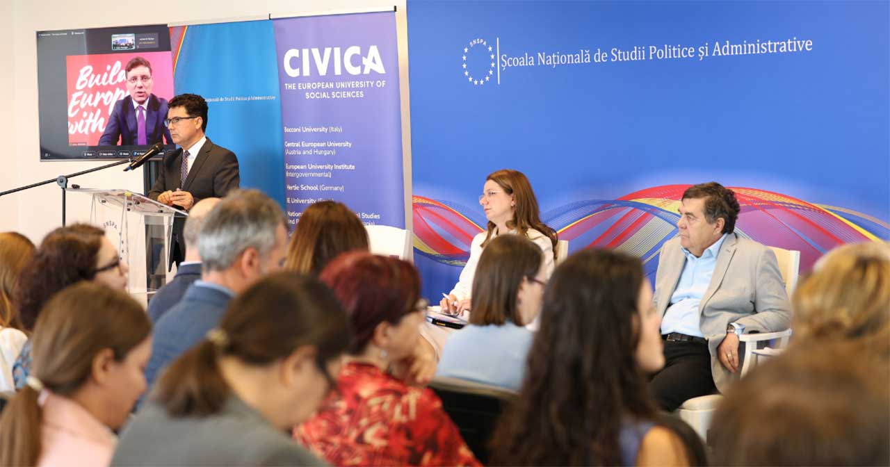 Dezbateri asupra viitorului UE, lansate la deschiderea anului universitar la SNSPA
