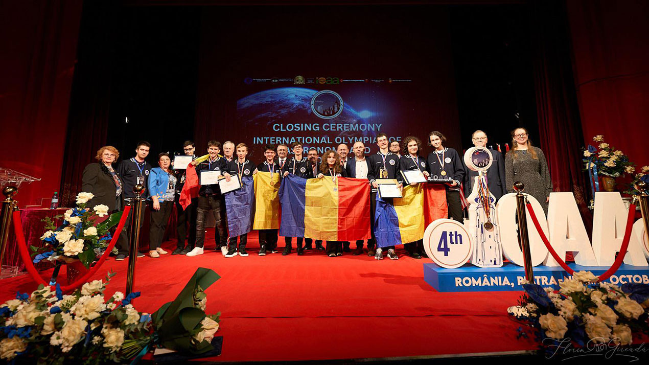 Ploaie de medalii pentru România la Olimpiada Internațională de Astronomie și Astrofizică