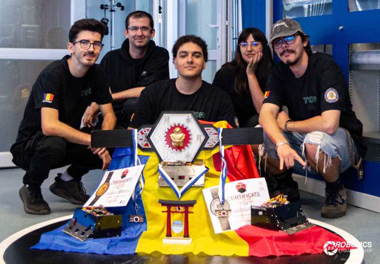 Echipa de robotică Tor, a Universității Oradea, la All Japan Robot-Sumo Tournament 2025